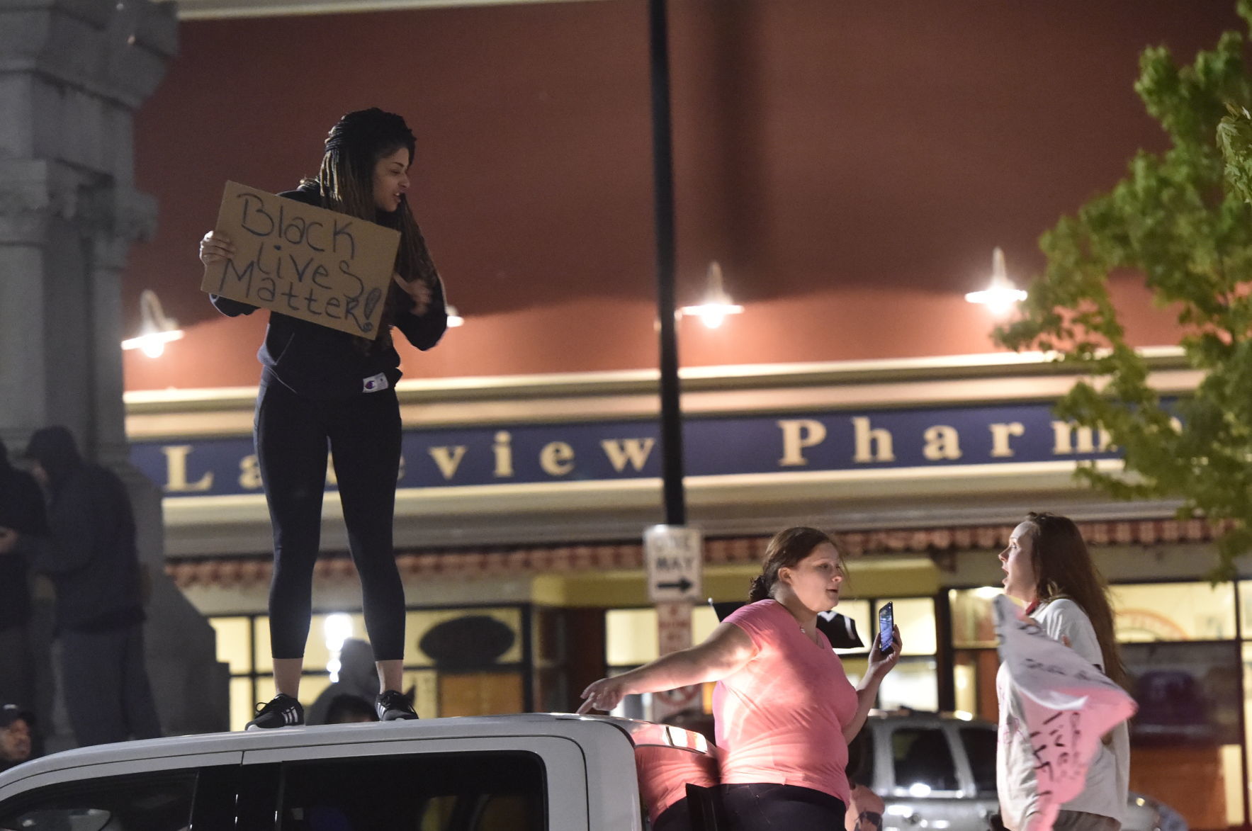 Black Lives Matter on Monument Square